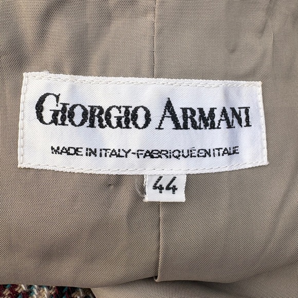 Giorgio Armani Plaid Wool Skirt Set - Picture 15 of 15